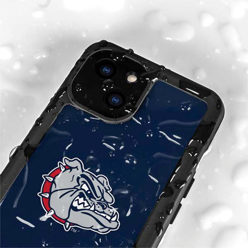 Gonzaga University Bulldog Logo iPhone 15 Plus Waterproof Case